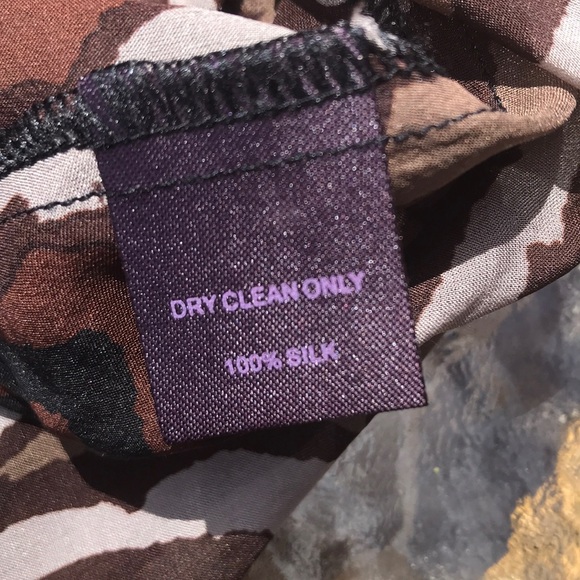 Print sheer blouse🌺 - Picture 3 of 3